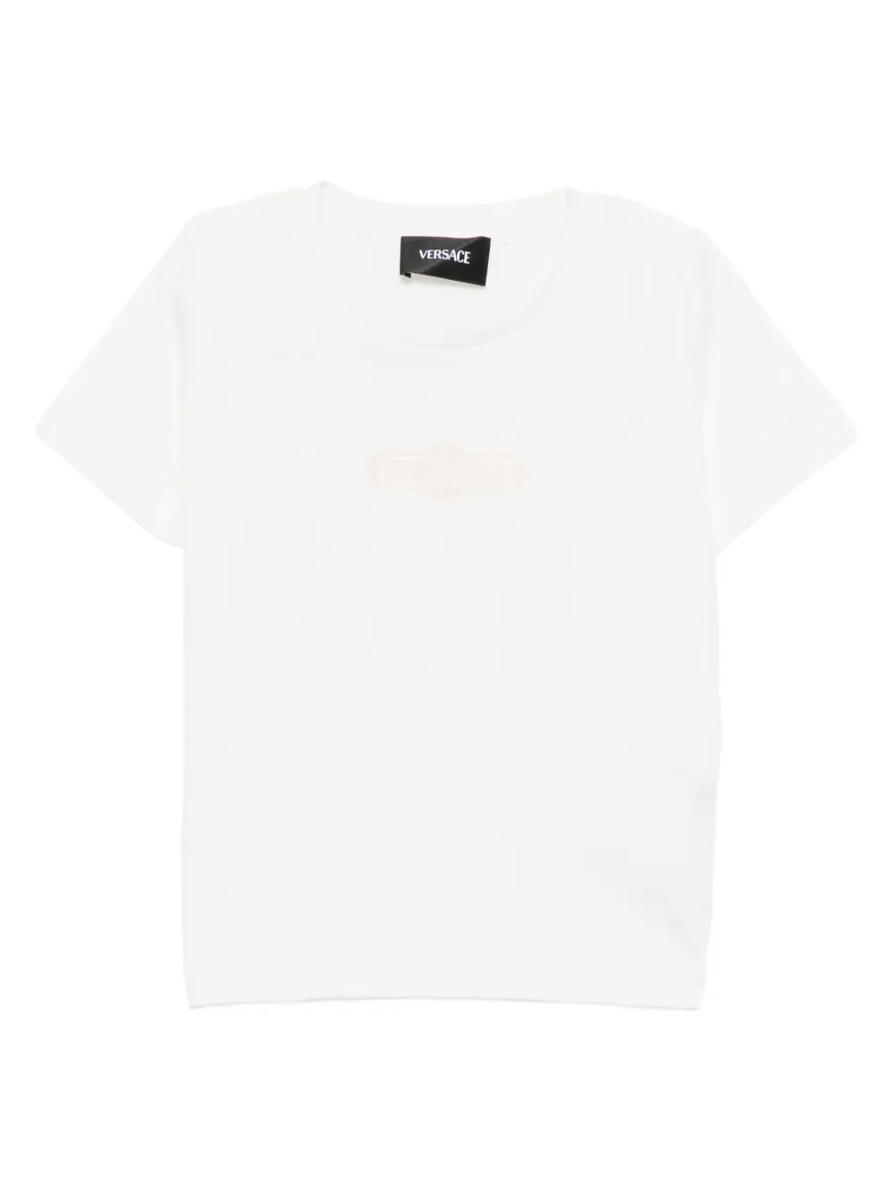 Versace Kids all-over graphic print T-shirt - Bianco