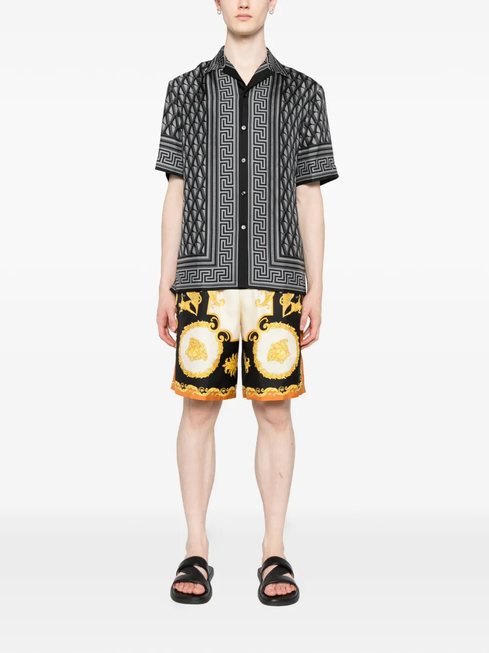 Versace Hall Of Hero printed shorts | Track & Running Shorts | Image 2