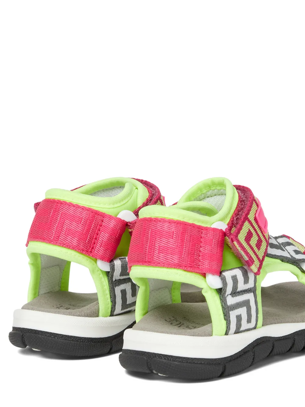 Versace Straped Sandals In Multi