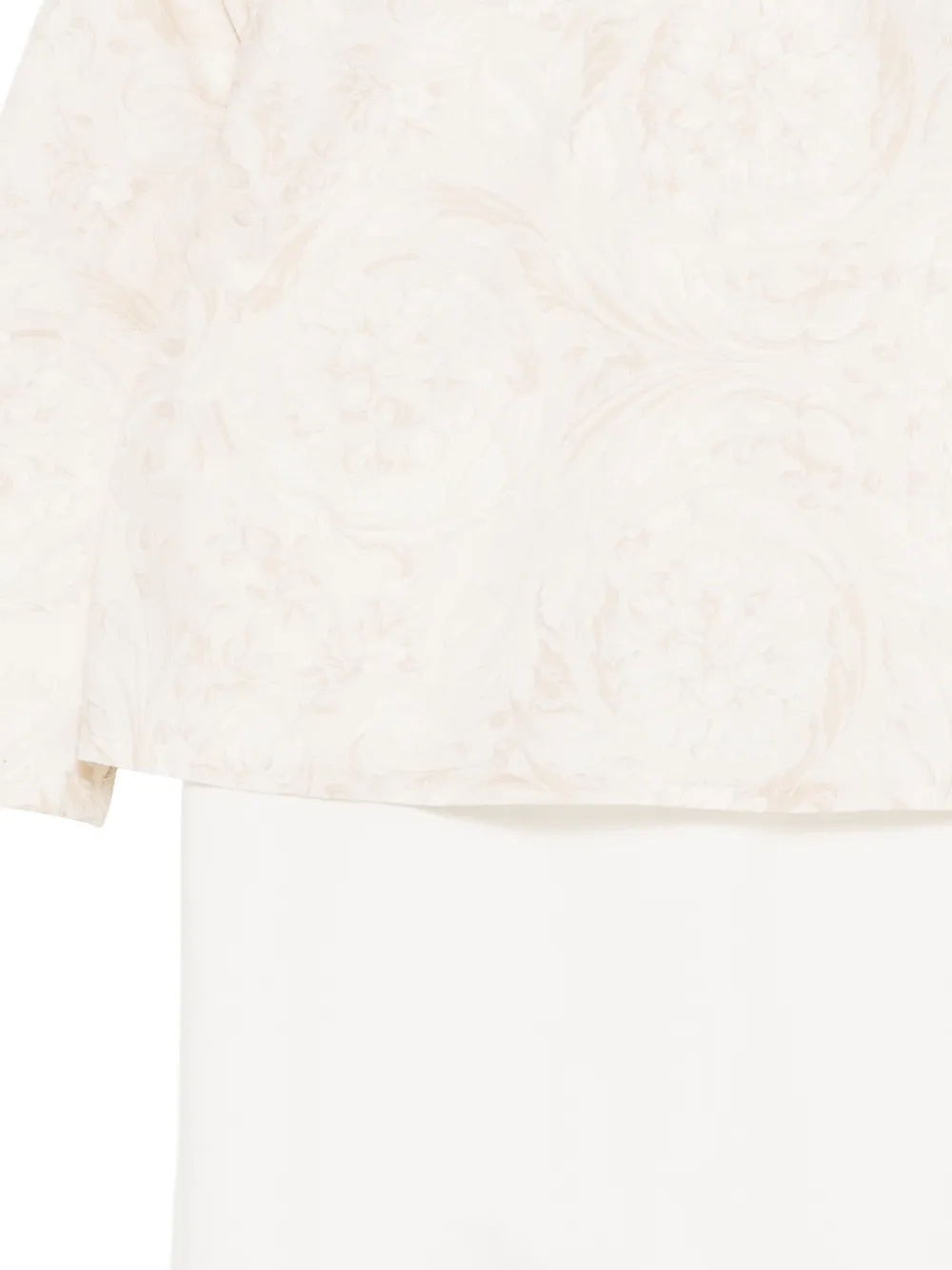 Versace Kids Badpak met bloemenprint Beige
