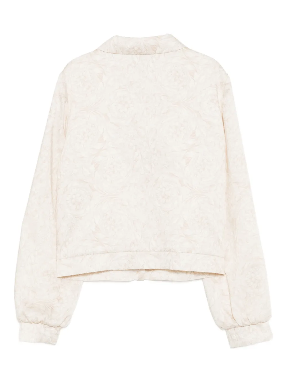 Versace Kids Barocco twill jack Beige