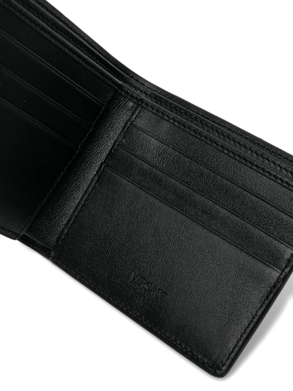 Versace Logo Wallet - Black 