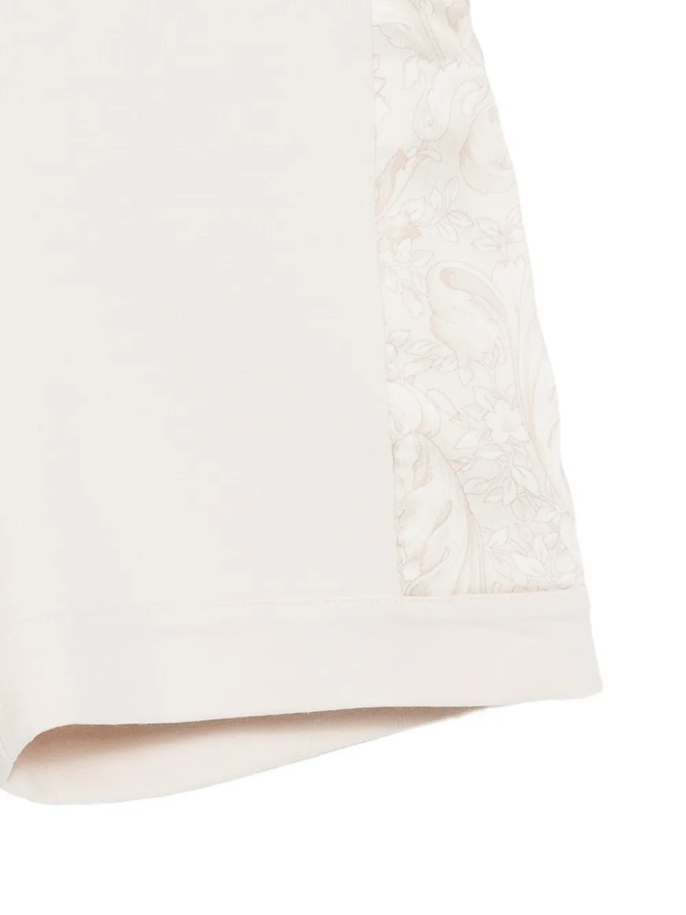 Versace Kids Shorts met bloemenprint Beige