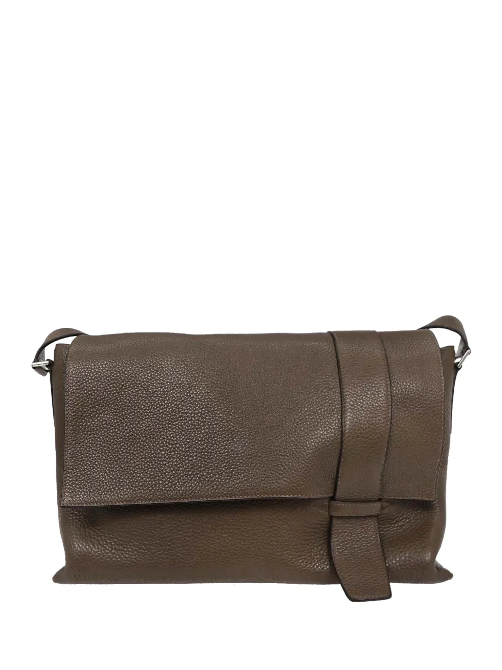 Hermès Pre-Owned 2014 35 Alfred taurillon clemence messenger bag - Brown