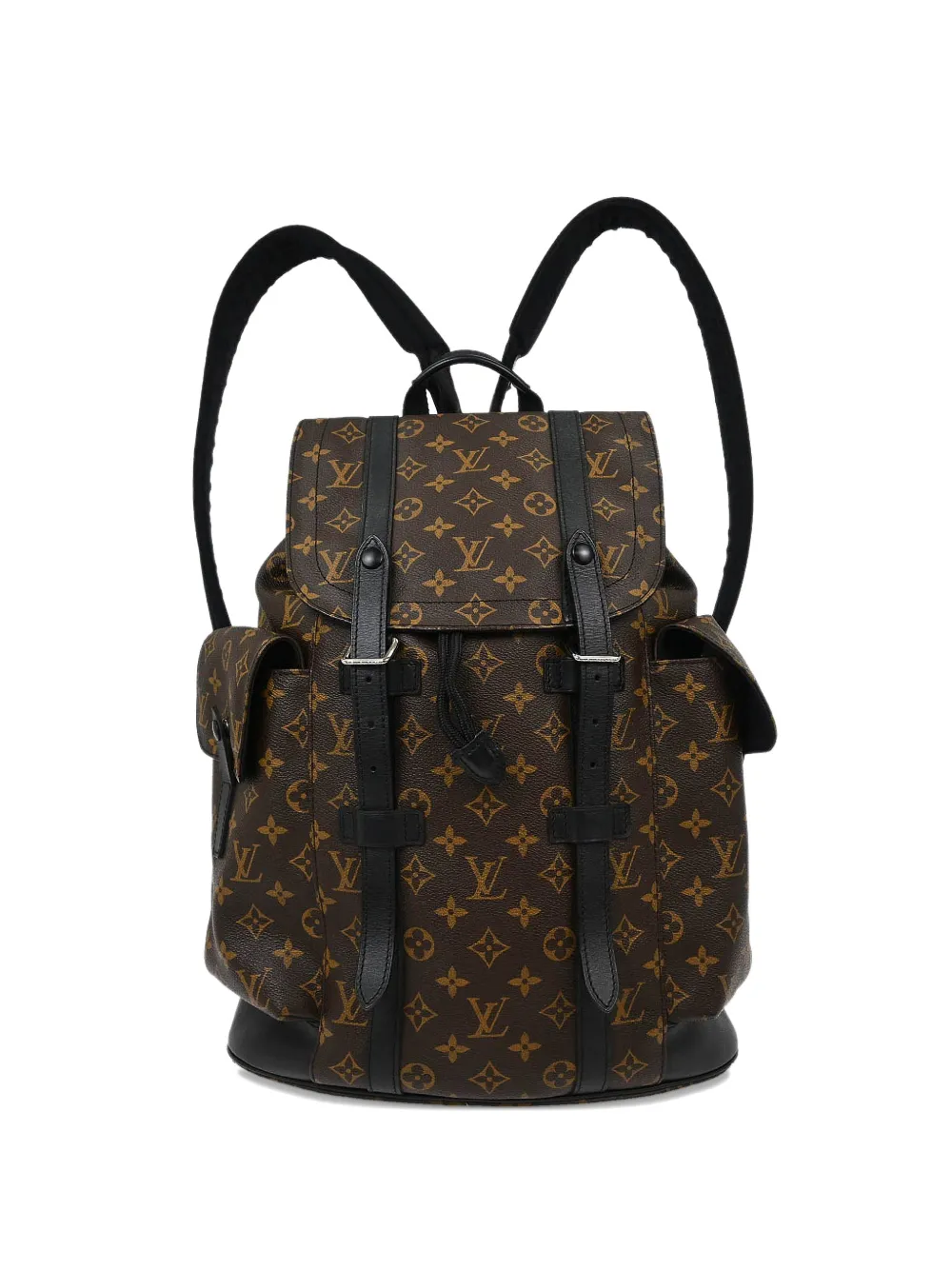 Louis Vuitton Pre-Owned 2015 PM Christopher monogram macassar backpack - Marrone