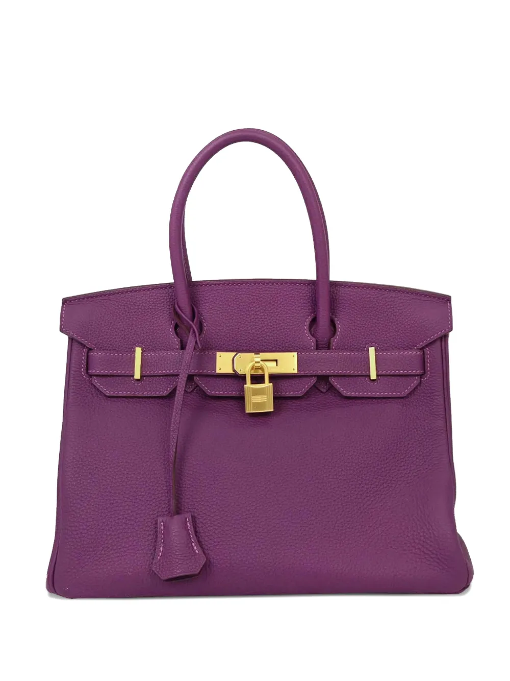 Hermès Pre-Owned 2017 30 Togo Birkin tote bag - Viola