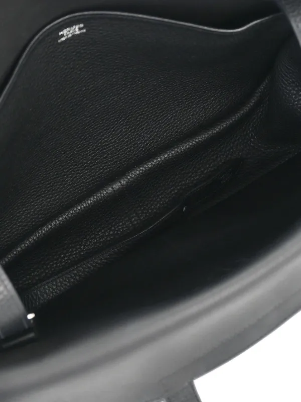 Hermès Pre-Owned 2019 Halzan 31 Tote Bag | Black | FARFETCH