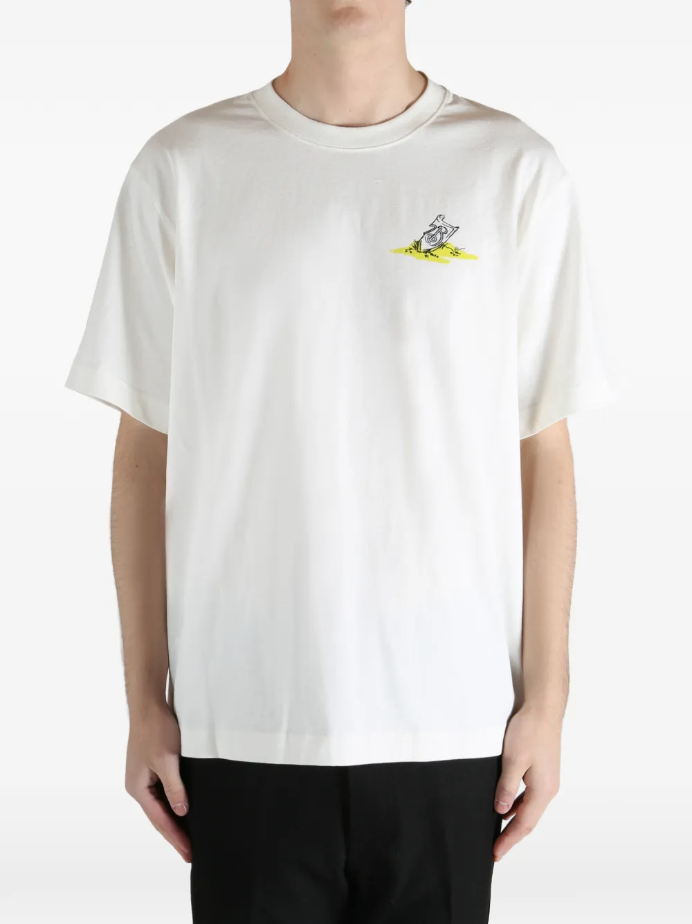 Burberry graphic T-shirt - Wit