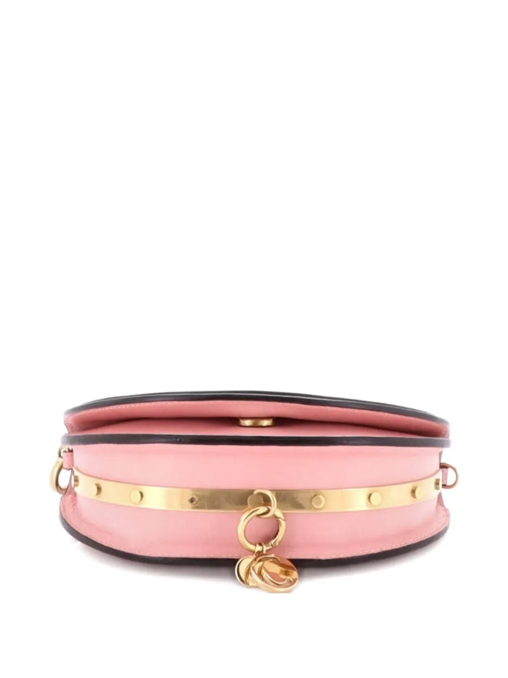Pre-owned Chloé Nile Leather Mini Crossbody Bag In Pink
