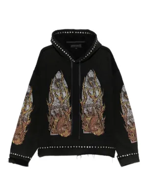 AMIRI バンダナ パーカー | ブラック | FARFETCH JP