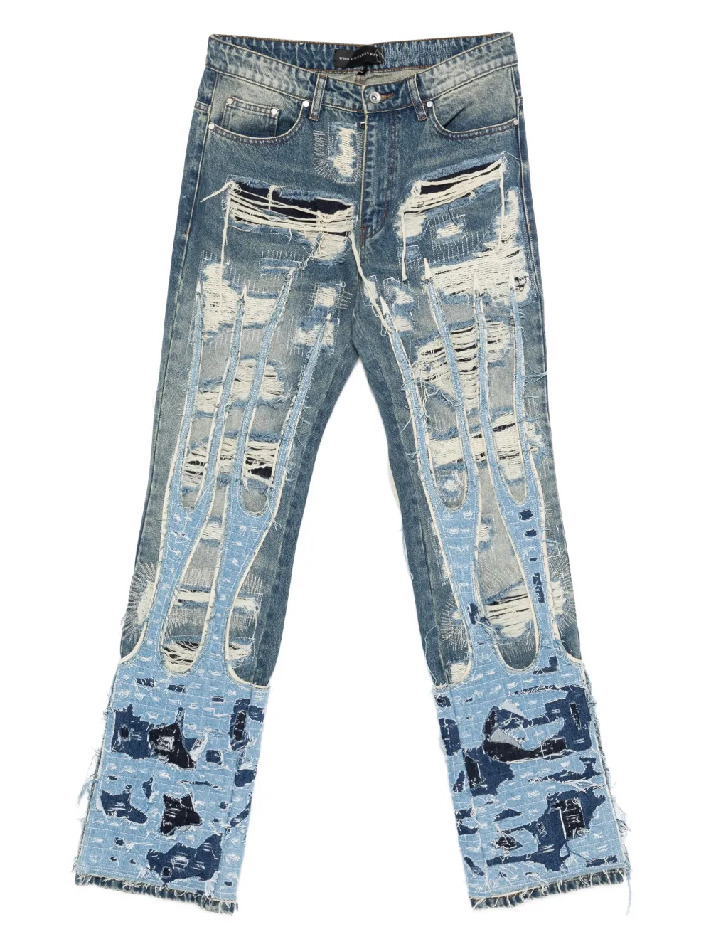 Who Decides War buttoned jeans | azul | Image 1