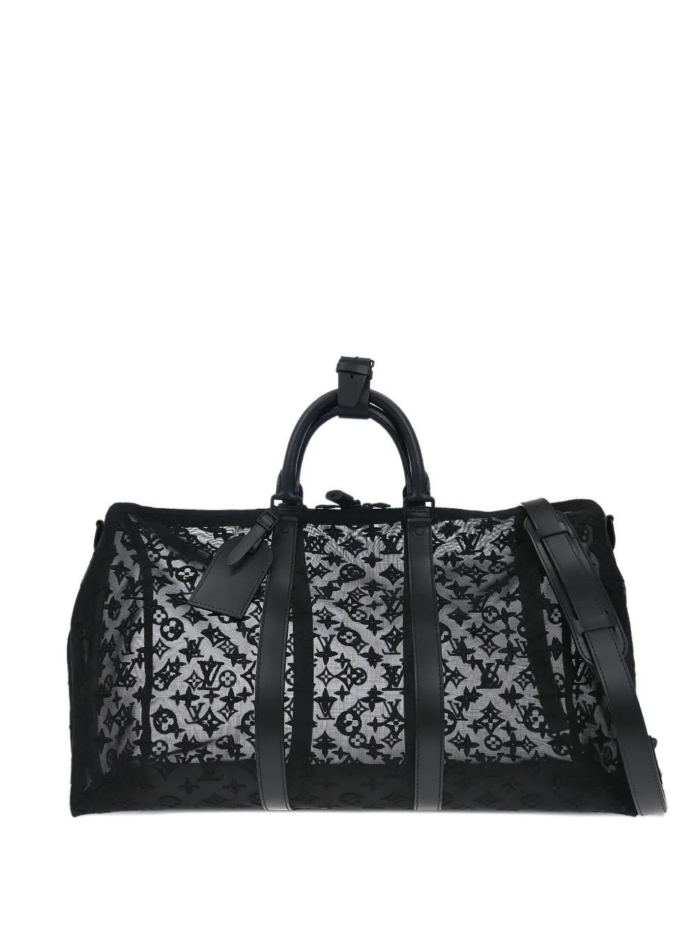 Louis Vuitton Pre-Owned Borsone Keepall Bandouliere 50 con monogramma 2019 - Nero