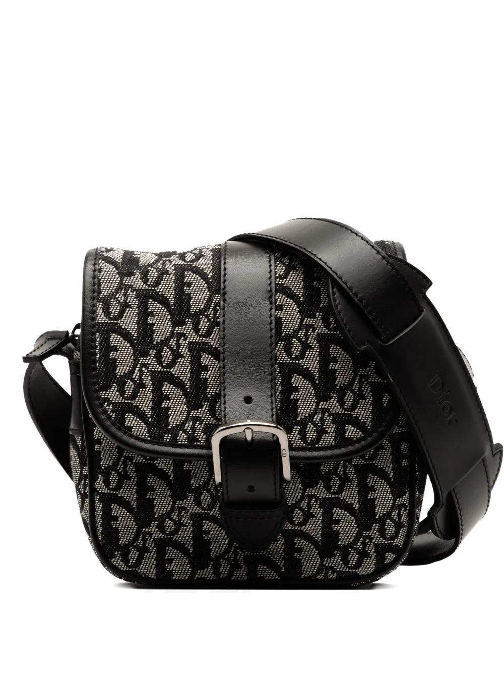 Christian Dior Pre-Owned 2003 Diorissimo Trotter Canvas crossbody bag - Nero