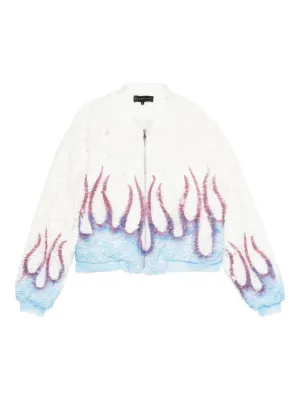 WHO DECIDES WAR ボンバージャケット Who Decides War ボンバージャケット - ブルー|EMBROIDEREDBOMBERSKY