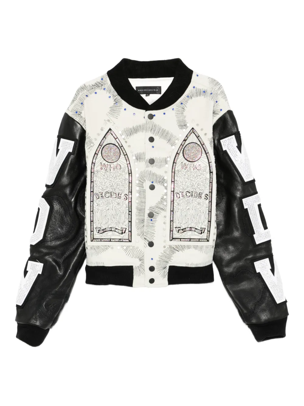 Who Decides War Hardware Cathedral embellished jacket - Neutrals