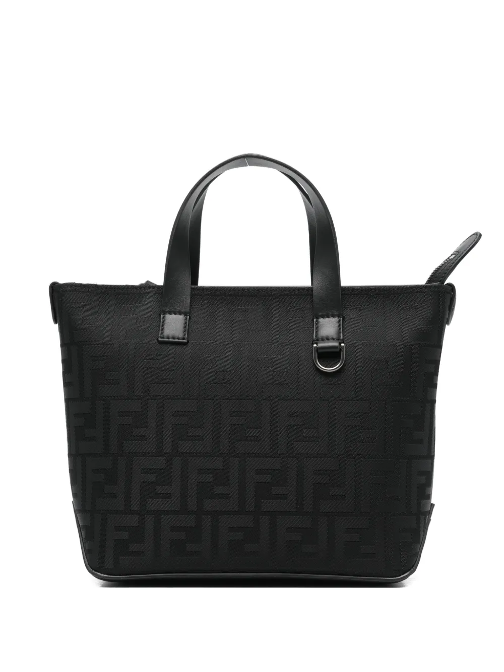 FENDI monogram-pattern tote bag | Black | Image 1