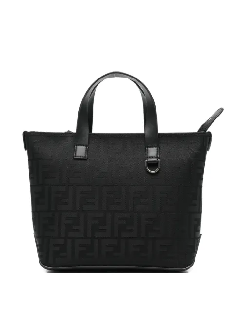 FENDI monogram-pattern tote bag