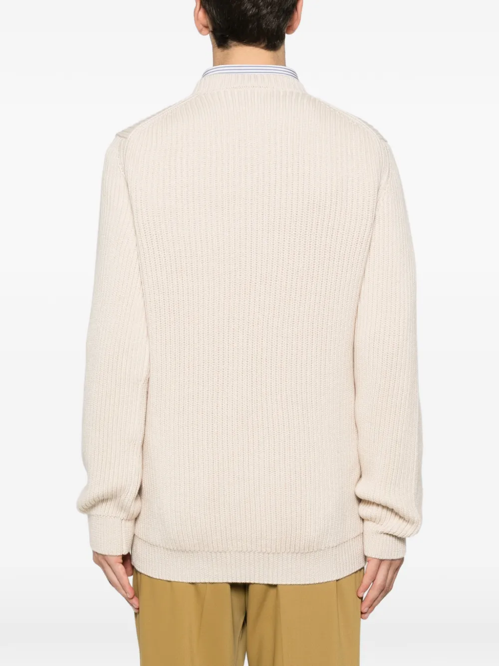 FENDI Trui met geborduurd logo Beige