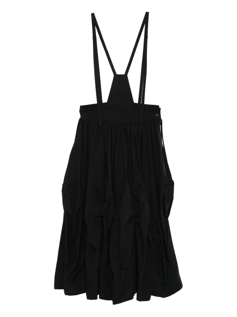 Yohji Yamamoto suspender skirt - Nero