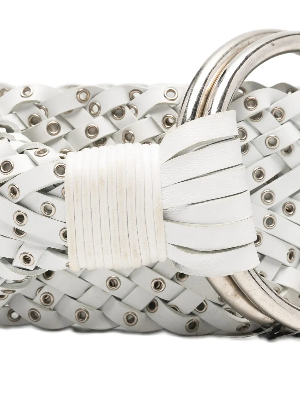  Gianfranco Ferré Pre-owned 2000s Leather Belt - White 