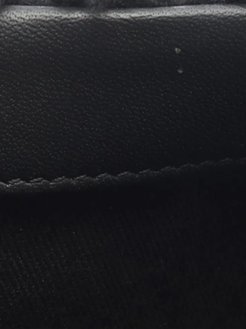 Pre-owned Chanel 2019 Small Chevron Shearling Coco Satchel In Black