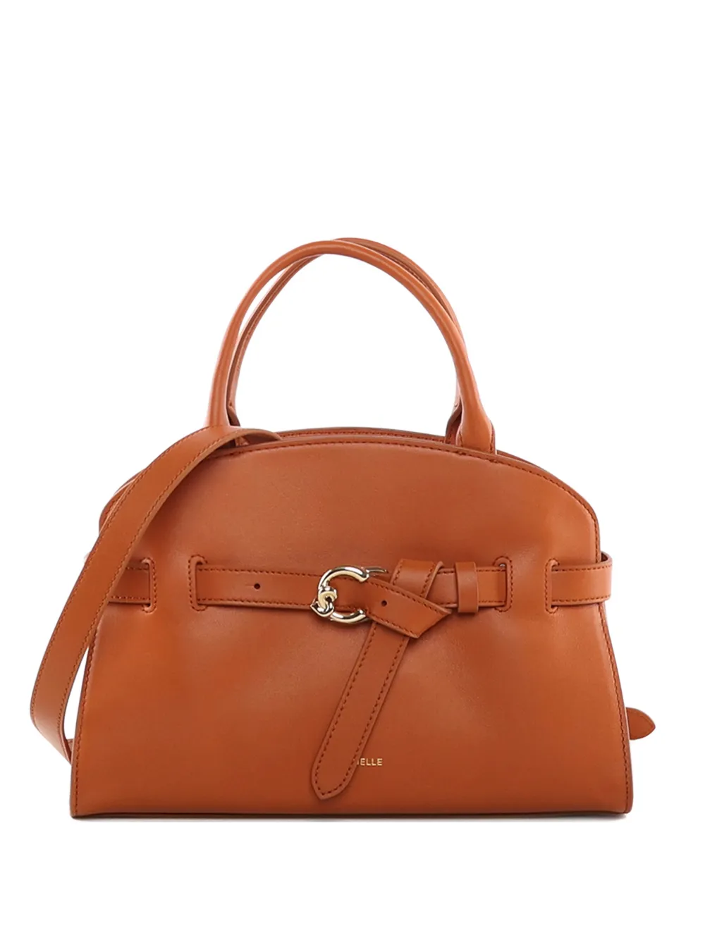 Coccinelle small Sabine buckle-detail tote bag - Marrone