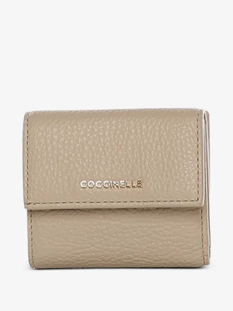 Coccinelle small textured-leather wallet