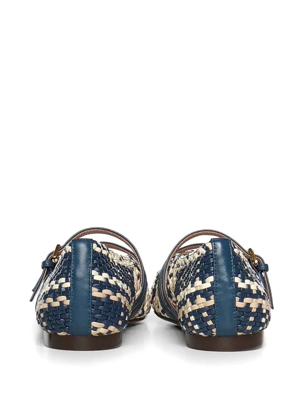 Coccinelle Risako ballerina's met bandjes Blauw