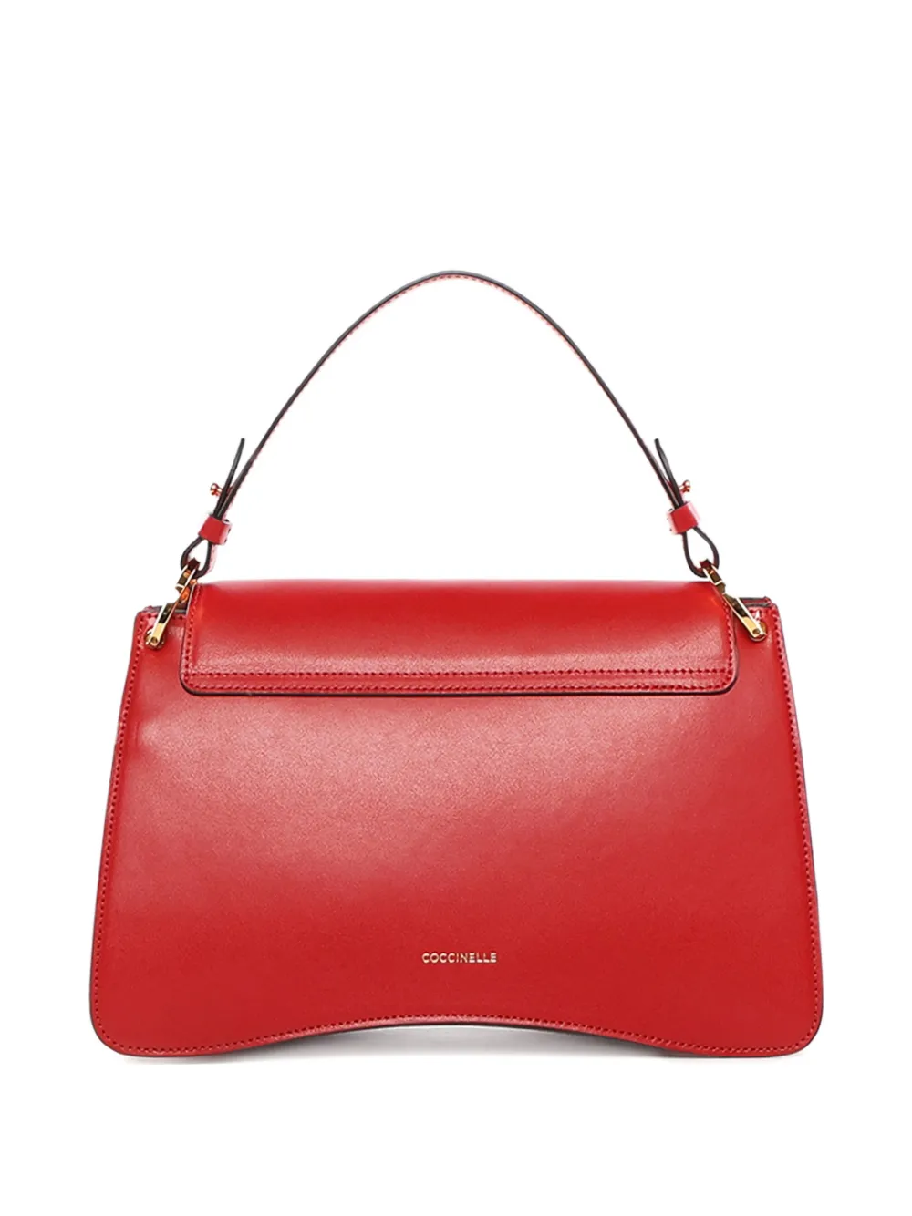 Coccinelle signature turn-lock tote bag - Rood