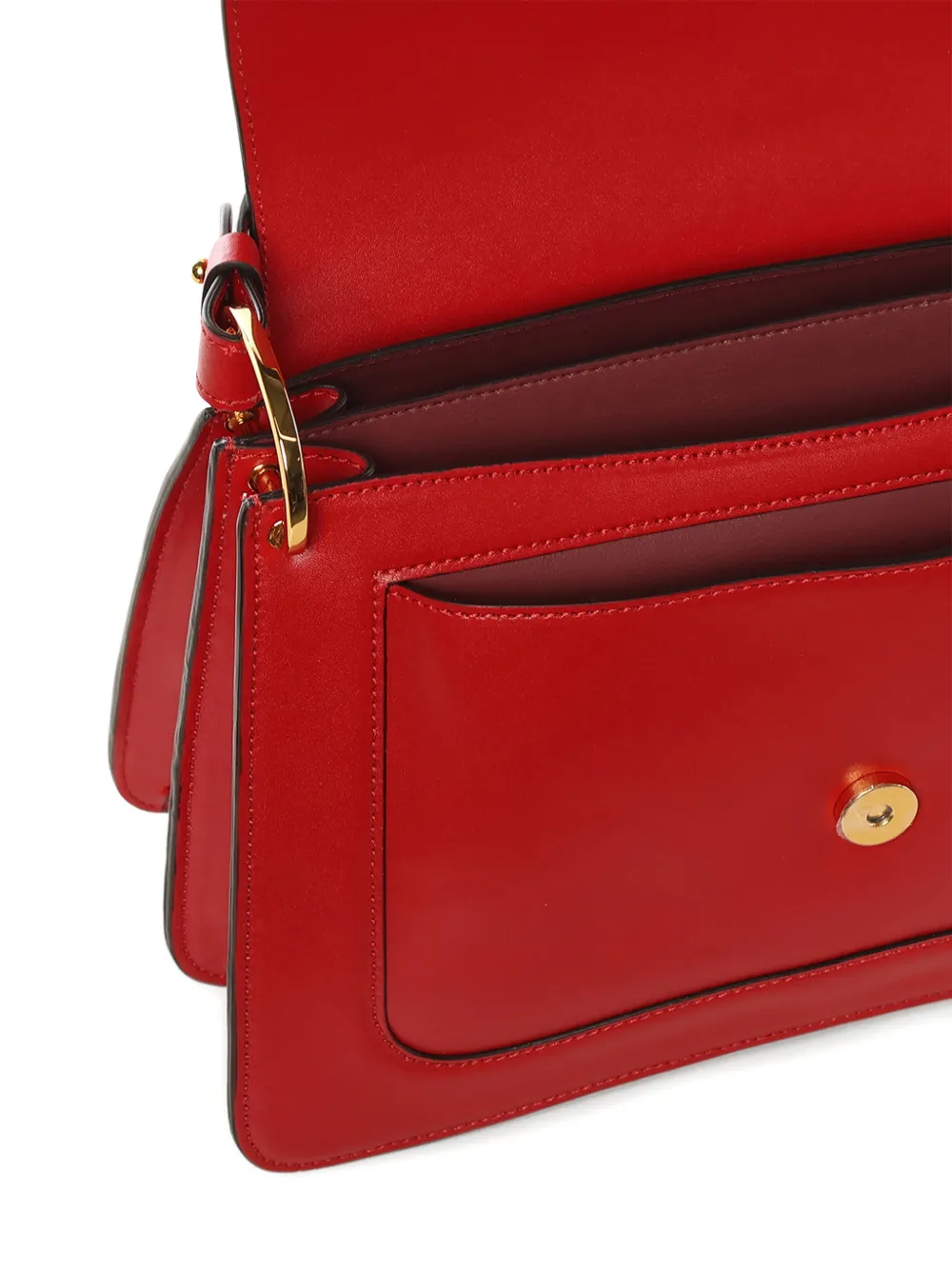 Coccinelle Shopper met draaislot Rood