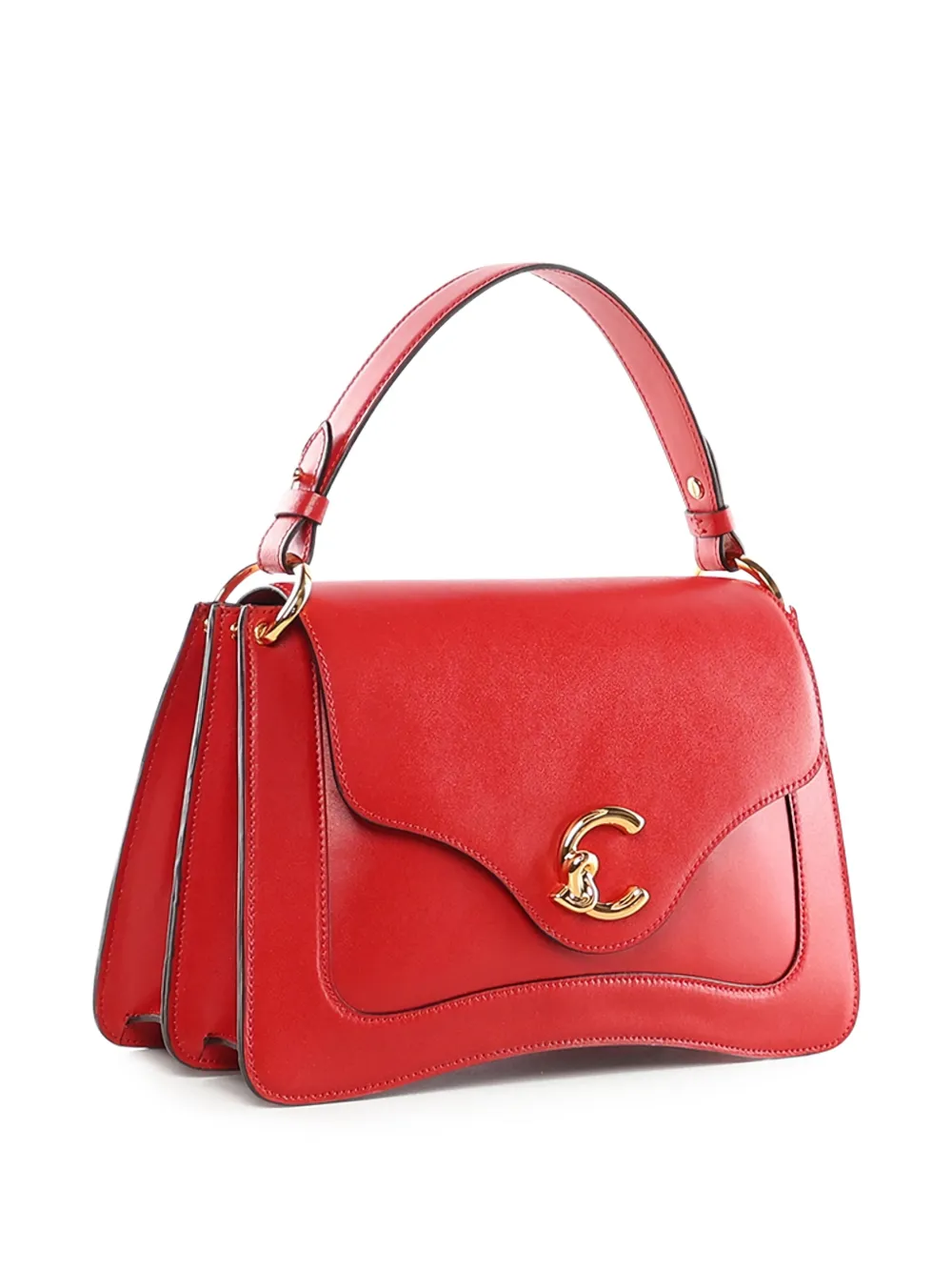Coccinelle Shopper met draaislot Rood