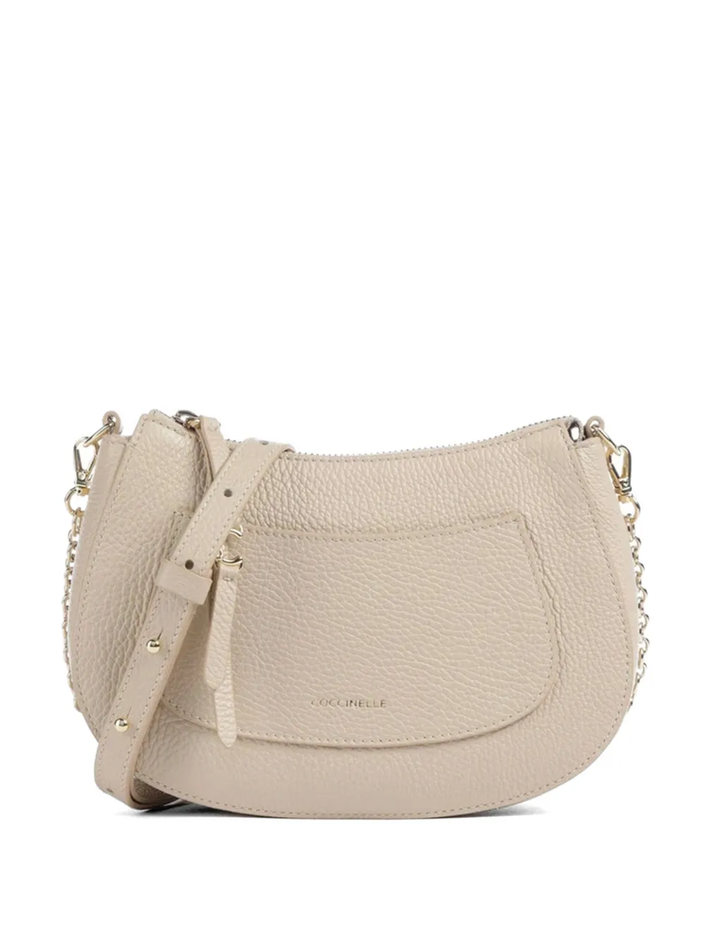 Coccinelle leather shoulder bag - Toni neutri