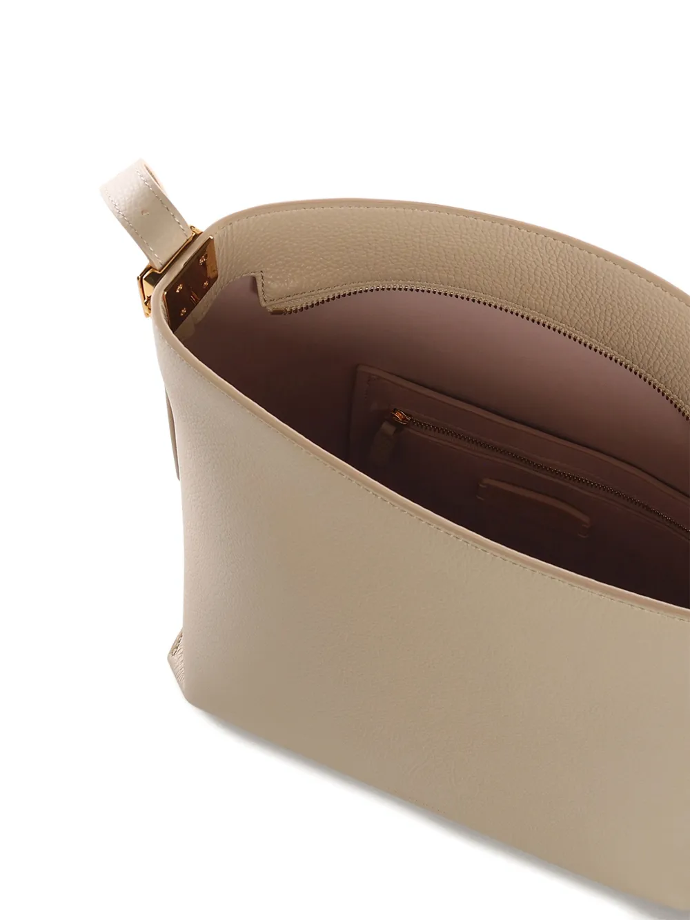 Coccinelle Bewerkte schoudertas Beige