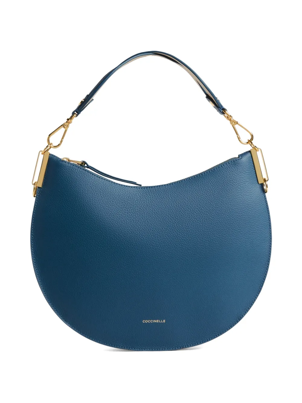 Coccinelle medium Sunup round-shape shoulder bag - Blu