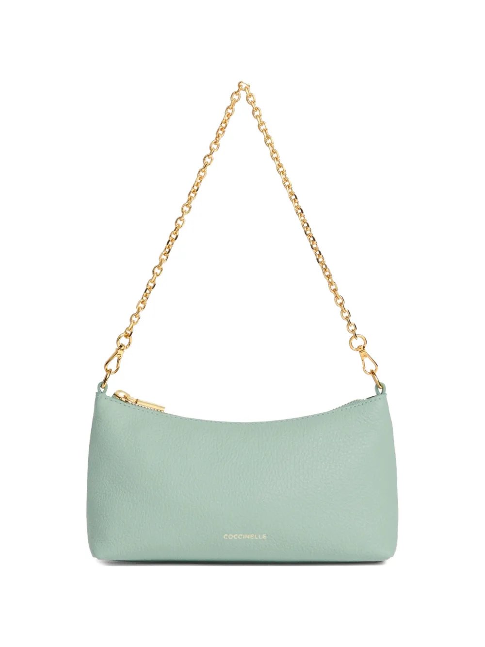 Coccinelle mini Aura chain-strap shoulder bag - Verde