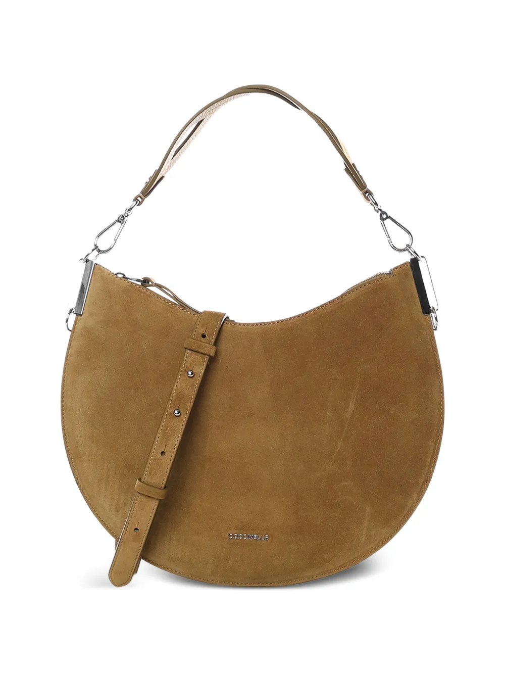 Coccinelle shoulder zip tote bag - Marrone