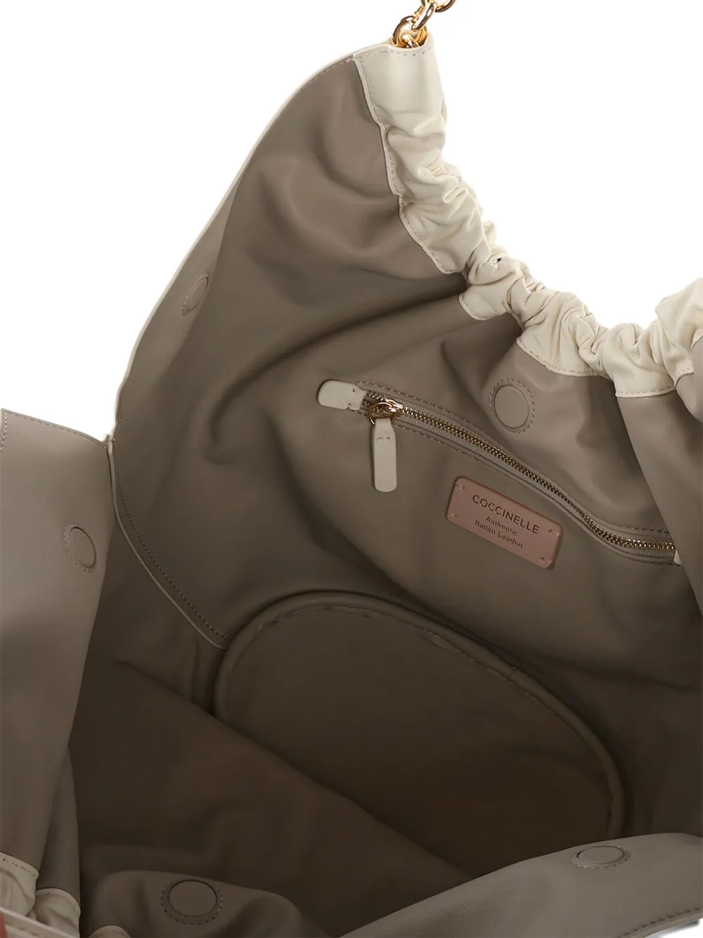 Coccinelle Leren shopper Wit