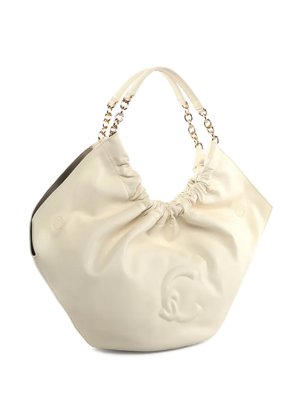 Coccinelle Leren shopper Wit