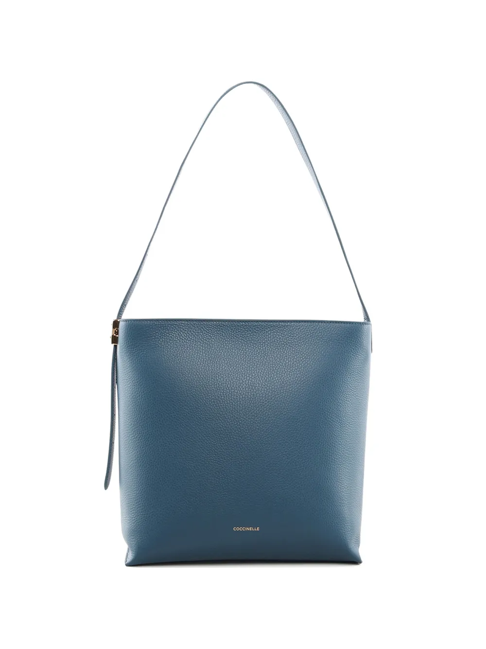 Coccinelle pebbled handle shoulder bag - Blu