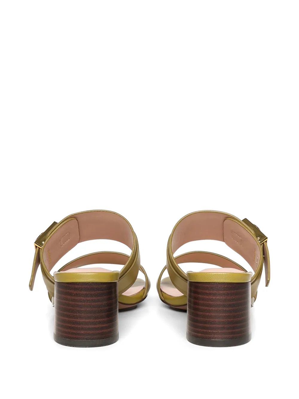 Coccinelle Sandalen met logoplakkaat Groen
