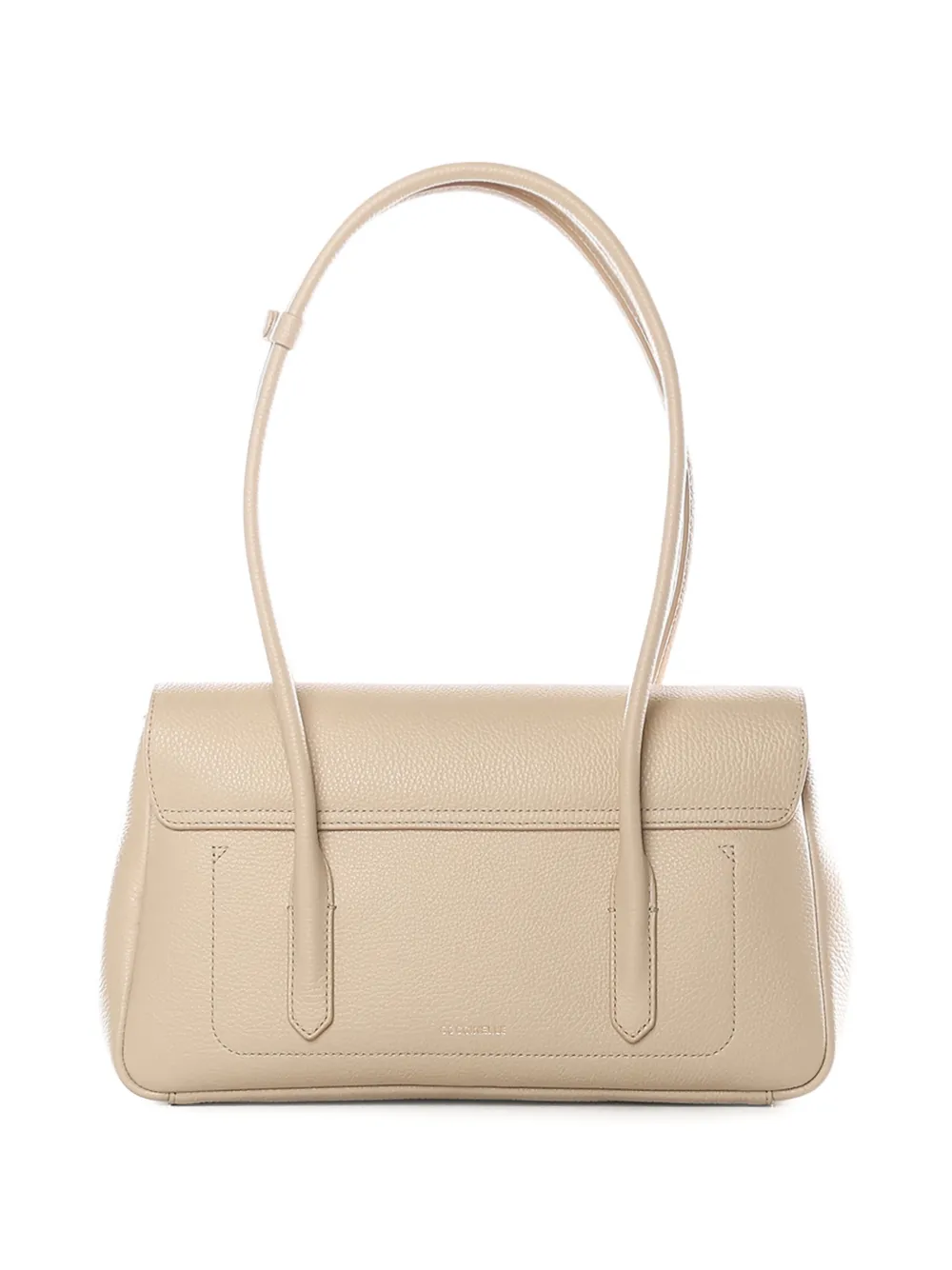 Coccinelle textured shoulder bag - Beige