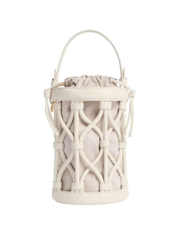 Coccinelle Small Koi woven-design Bucket Bag | Neutrals | FARFETCH