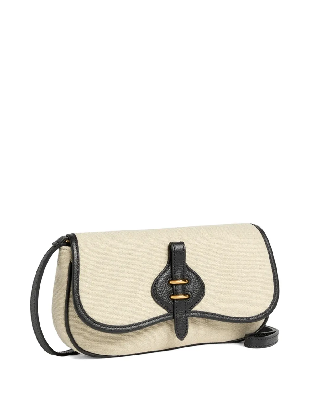 Coccinelle Mavery kleine clutch met gesp Beige