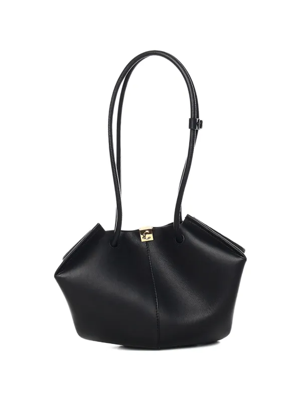 Coccinelle レザーショルダーバッグ | ブラック | FARFETCH JP