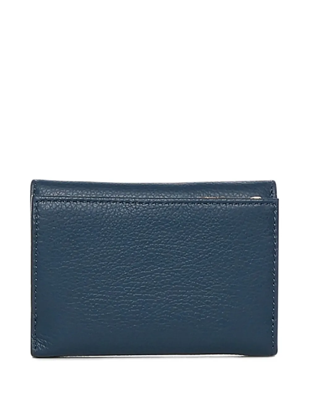 Coccinelle logo-plaque leather wallet - Blauw