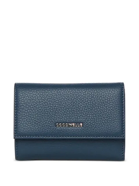 Coccinelle logo-plaque leather wallet