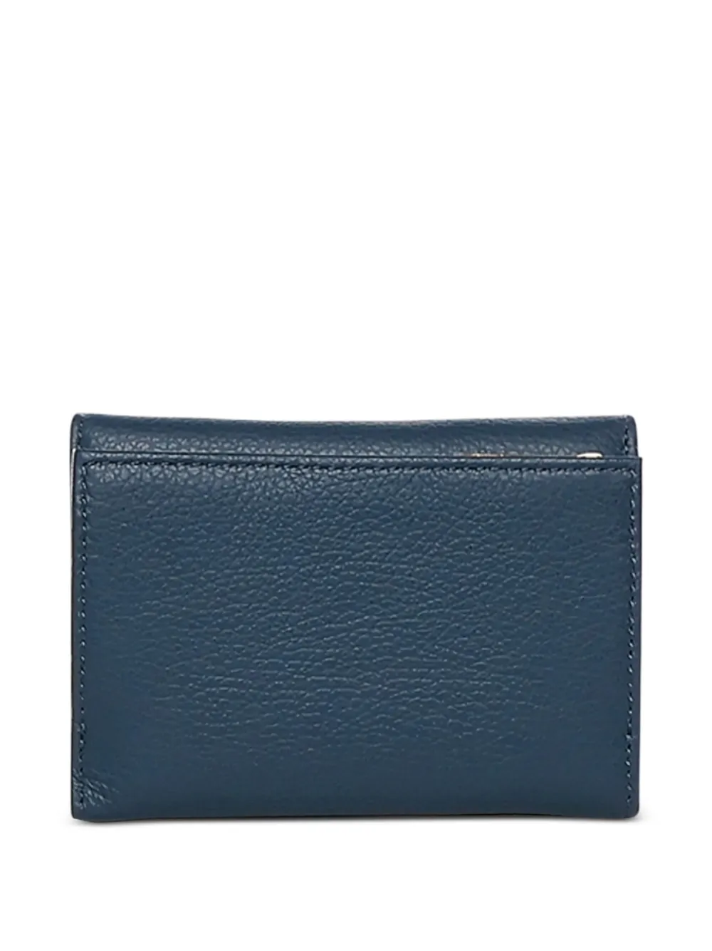 Coccinelle Leren portemonnee met logoplakkaat Blauw