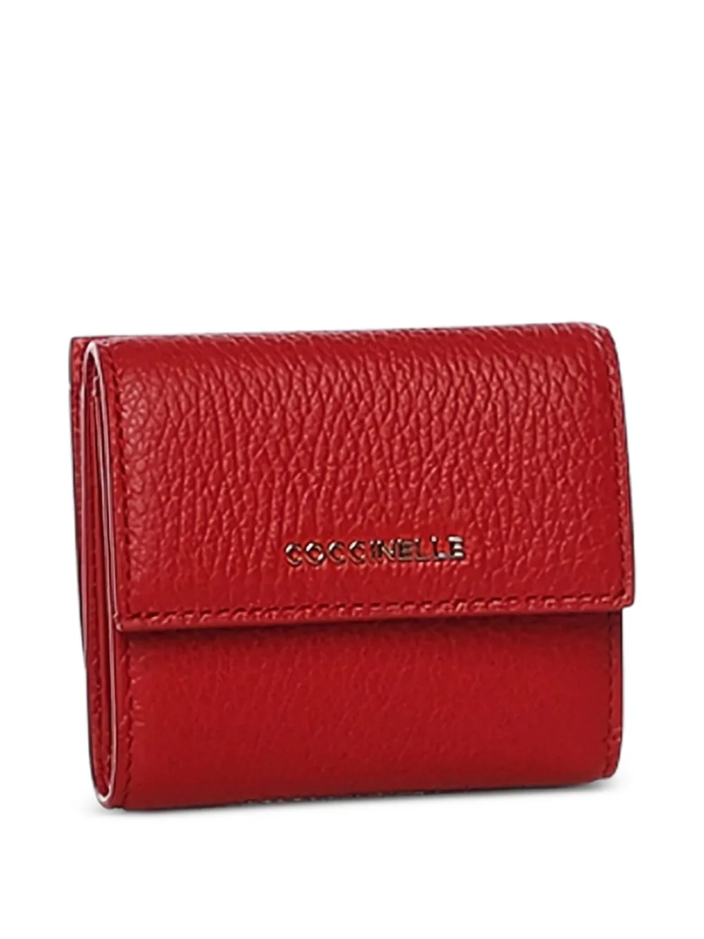 Coccinelle Portemonnee met logodetail Rood