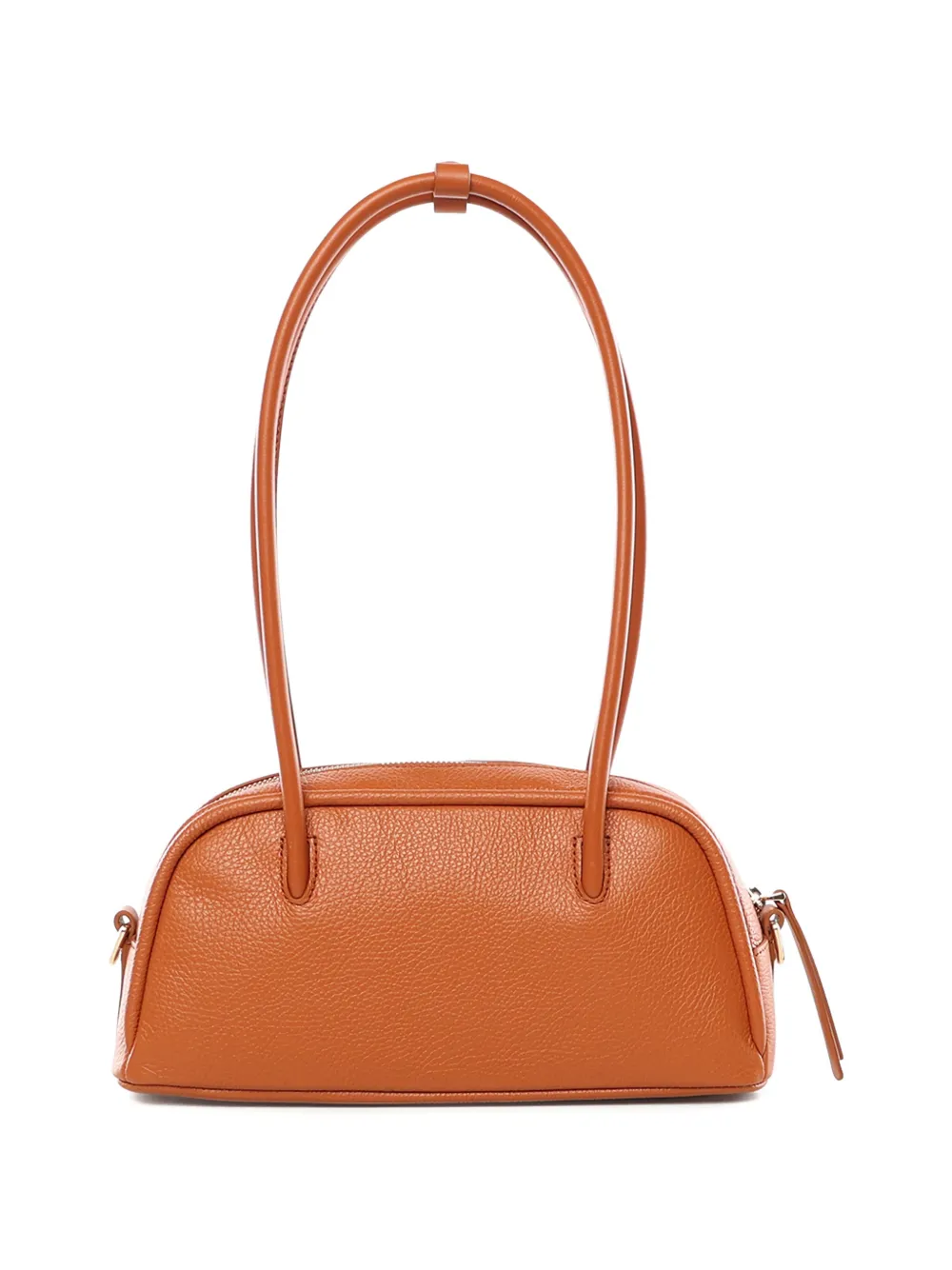 Coccinelle pebble leather shoulder bag - Bruin