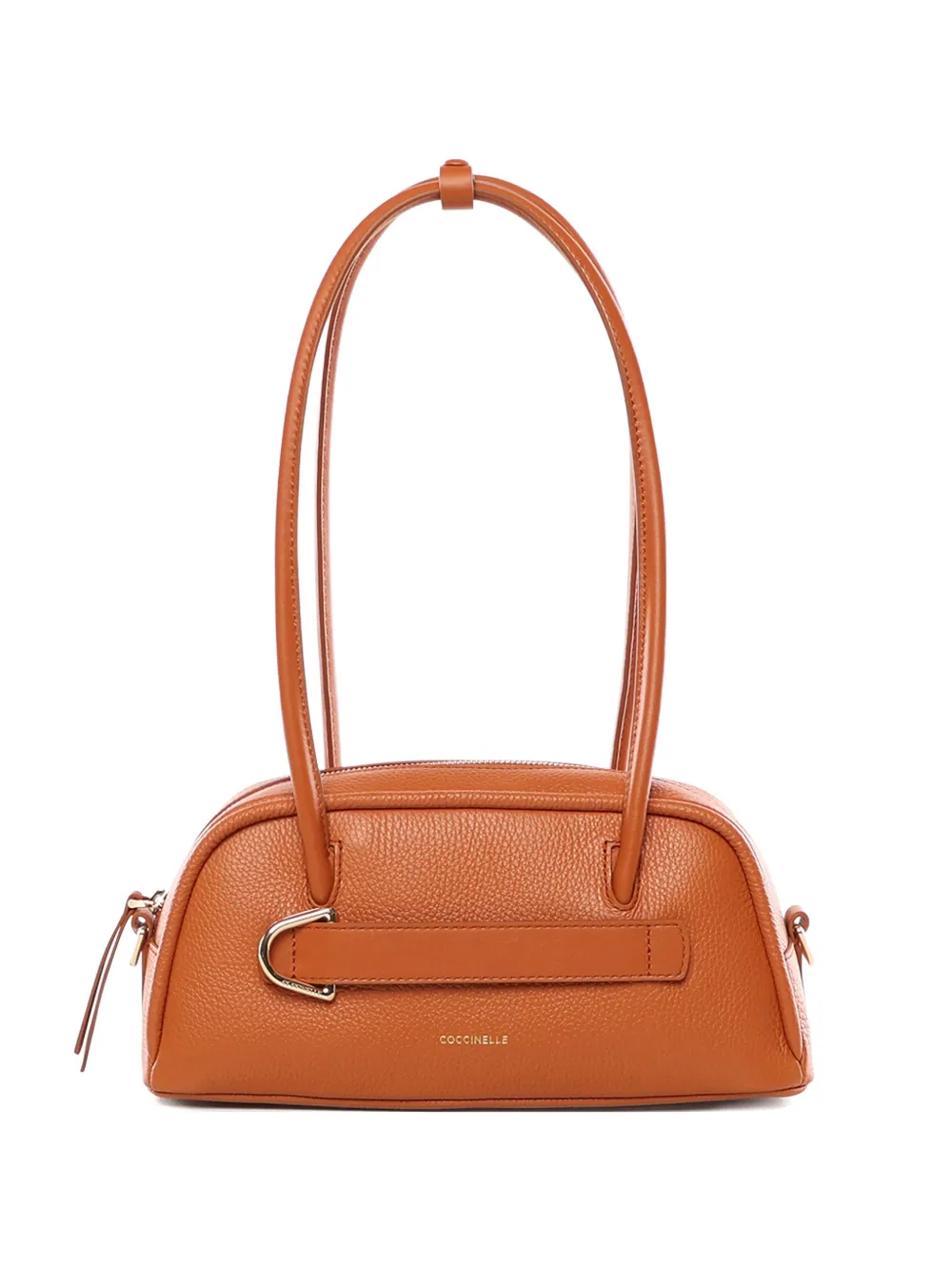 Coccinelle pebble leather shoulder bag - Marrone